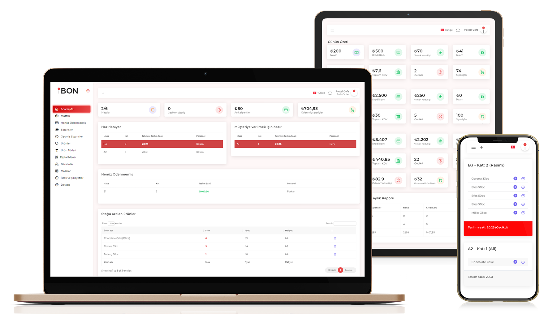 Menü Adisyon Bulut Adisyon